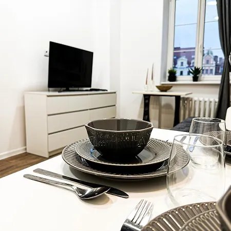 1min Walk To Market Square, Beautiful Views! Stylish 1br Kitchen * Wroclaw